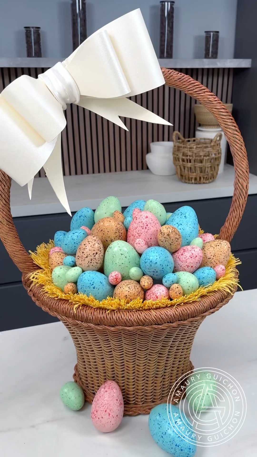 Chocolate Easter Basket! ? The Easter Bunny was good to me this year! #amauryguichon #chocolate