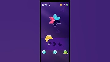 block triangle puzzle game level 7 #shorts