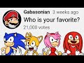 Who’s Your Favorite Sonic Character? - Sonic, Tails, Amy, Knuckles