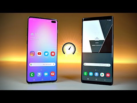 Samsung Galaxy S10 Plus vs Galaxy Note 9  - Speed Test!