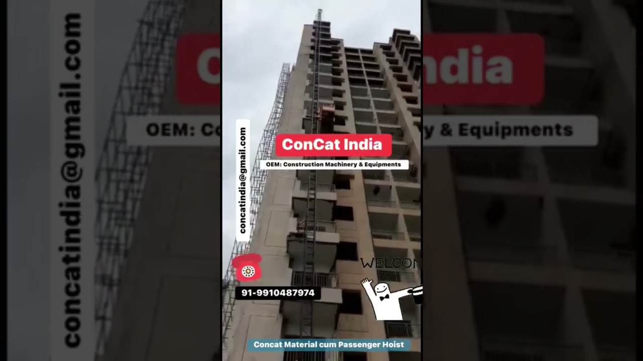 Material cum Passengers Hoist