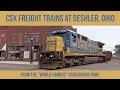 Deshler: Four Seasons of CSX Freight Trains