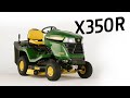 Zahradní traktor John Deere X350R