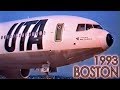 BOSTON Airport 25 YEARS AGO (1993)