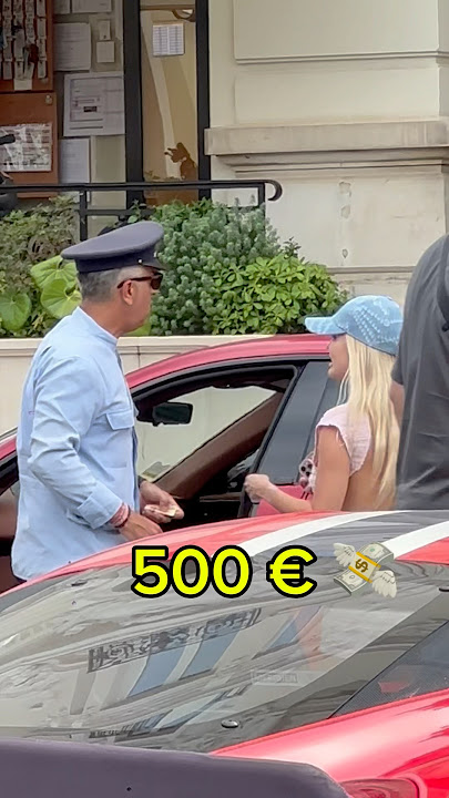 Generous Millionaire in Monaco 👌😳 #monaco #millionaire