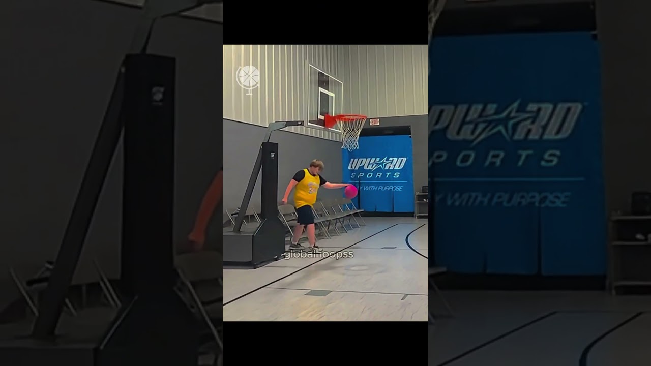 Threw it right to the backboard 💀#basketball