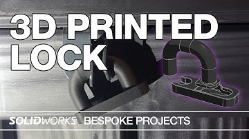 Can a 3D Printed Lock Actually Work?  Designed in SolidWorks