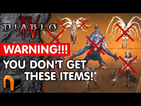 YOU DON'T GET THESE DIABLO 4 ITEMS !!! Deluxe & Ultimate Edition Item SCAM!