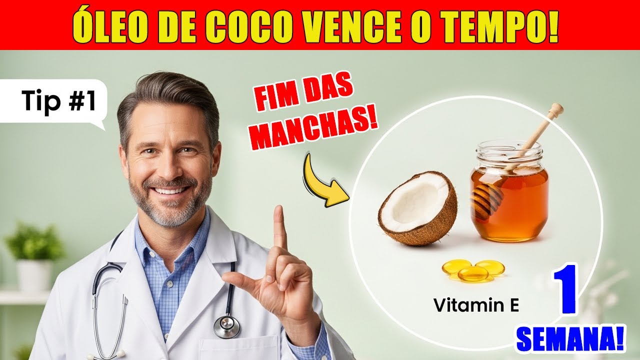Segredos Rejuvenescedores: 3 FÓRMULAS de Óleo de Coco que Apaga Rugas em 7 Dias!