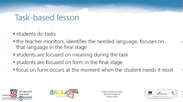 Task Based Grammar Teaching