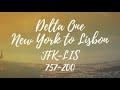 Delta One, New York JFK to Lisbon LIS 757-200