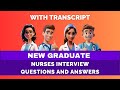 New Graduate Nurses Interview Questions and Answers - Mihiraa