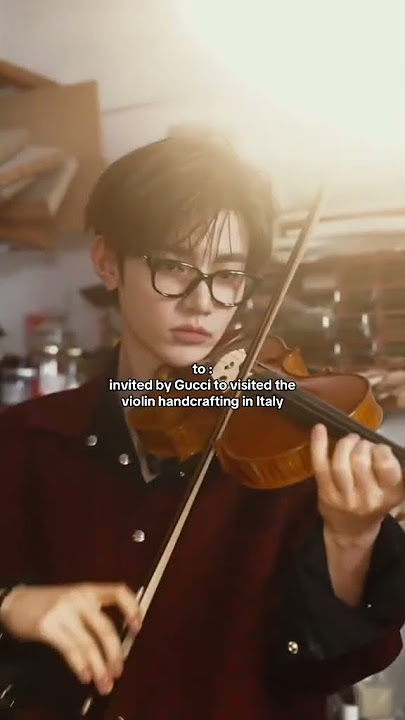 He's living his best life 😭💗 #zerobaseone #zhanghao #gucci #violin