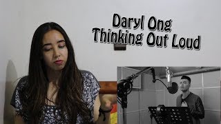 thinking out loud ed sheeran cover by daryl ong reaction