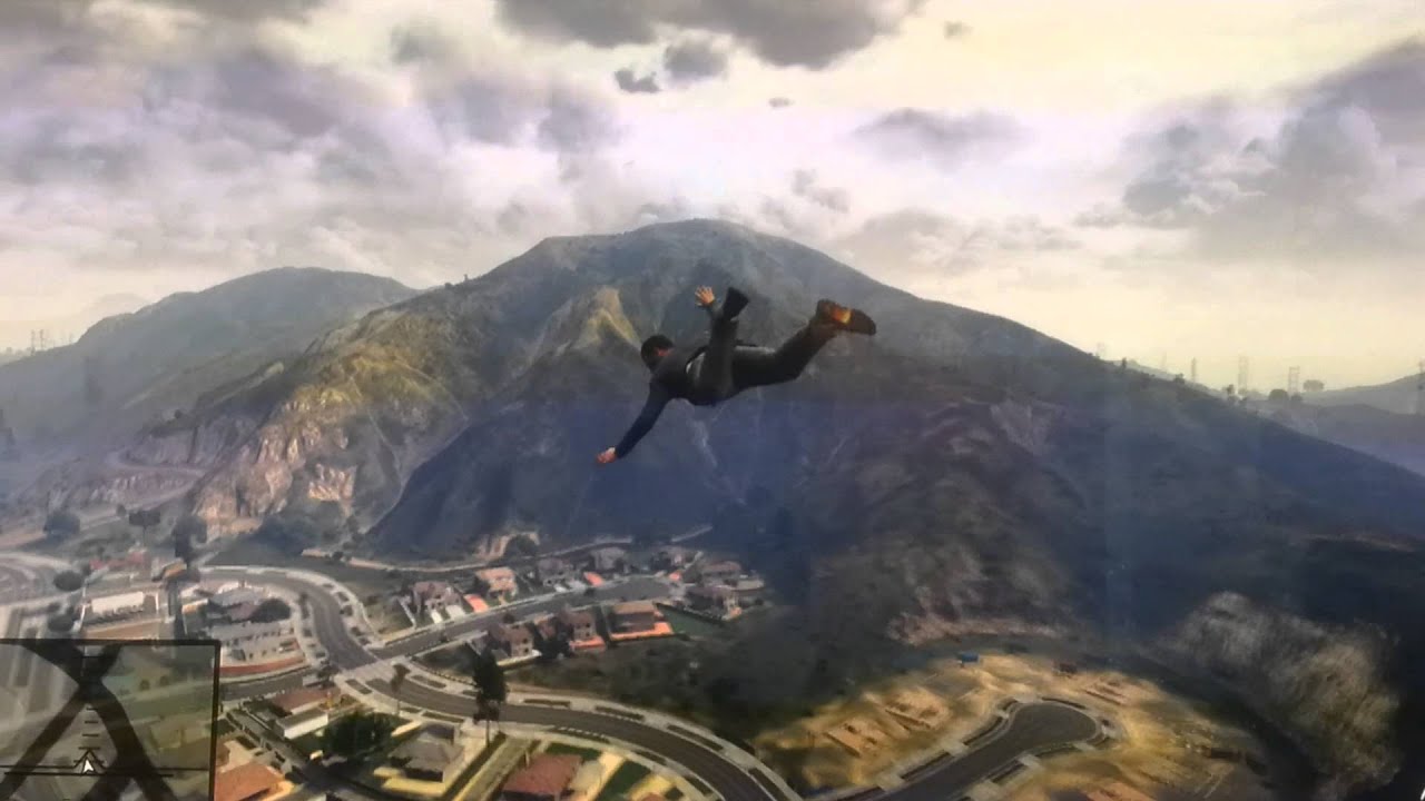 GTA V CHEATS SKYDIVING YouTube