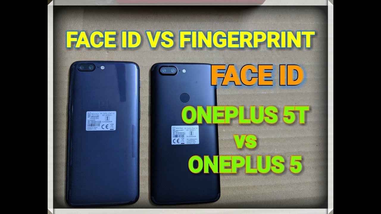 OnePlus 5T Face ID vs OnePlus 5 Fingerprint - Face ID speed test