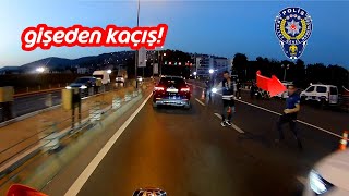 TÜRKİYE'DE POLİSTEN KAÇAN MOTORCULAR!