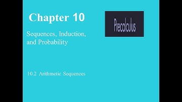 10.2 Arithmetic Sequences