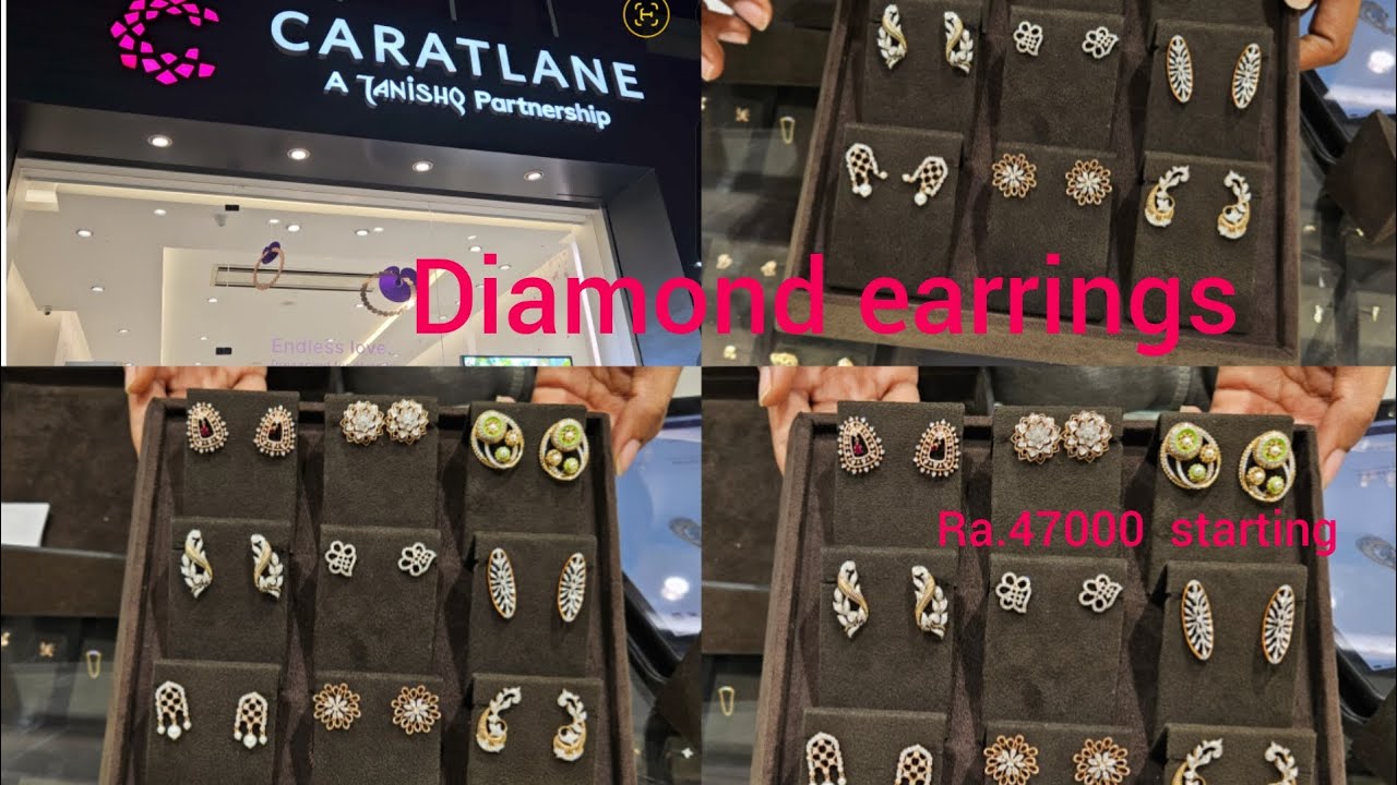 Buy Glorious Lotus Diamond Drop Earrings Online | CaratLane