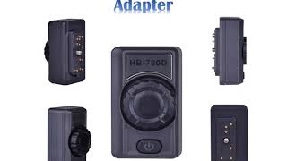 VITAI HB780D Dual PTT Wireless Headset for Hytera PD785 PD780 PD786