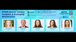 Webinar: Carbon Footprint & Packaging Minimisation - PPWR Update