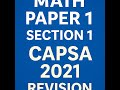 Math Paper 1 Section 1 | CAPSA Amukura Parish 2021 KCSE Revision | Must-Watch for Exam Success!