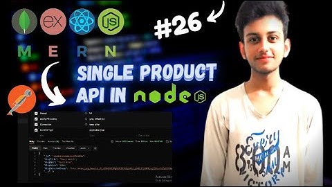 MERN STACK E-Commerce Website Tutorial #26 🔥 Create Single Product Api In Node.js