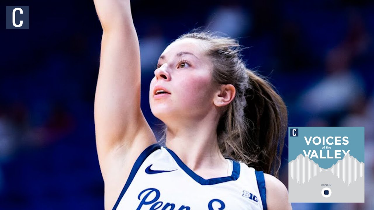 Shooting the breeze with women's basketball point guard Shay Ciezki