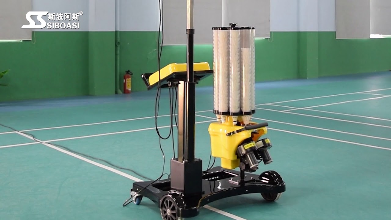 SIBOASI Badminton Shooting Machine 8025(operate guide) YouTube