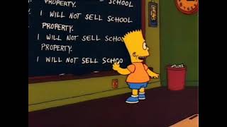 СИМПСОНЫ / Я не буду продавать школьное имущество / I will not sell school property