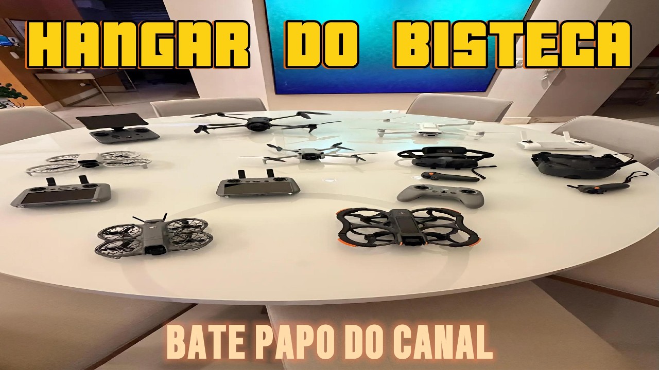 Bate papo do Hangar do Bisteca: Drones, Dongle 4G e Voos com RayNeo Air 4 Pro!