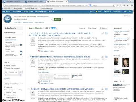 Academic Search Premier tutorial
