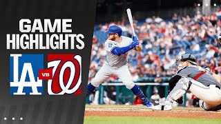 Dodgers vs. Nationals Game Highlights (4/23/24) | MLB Highlights