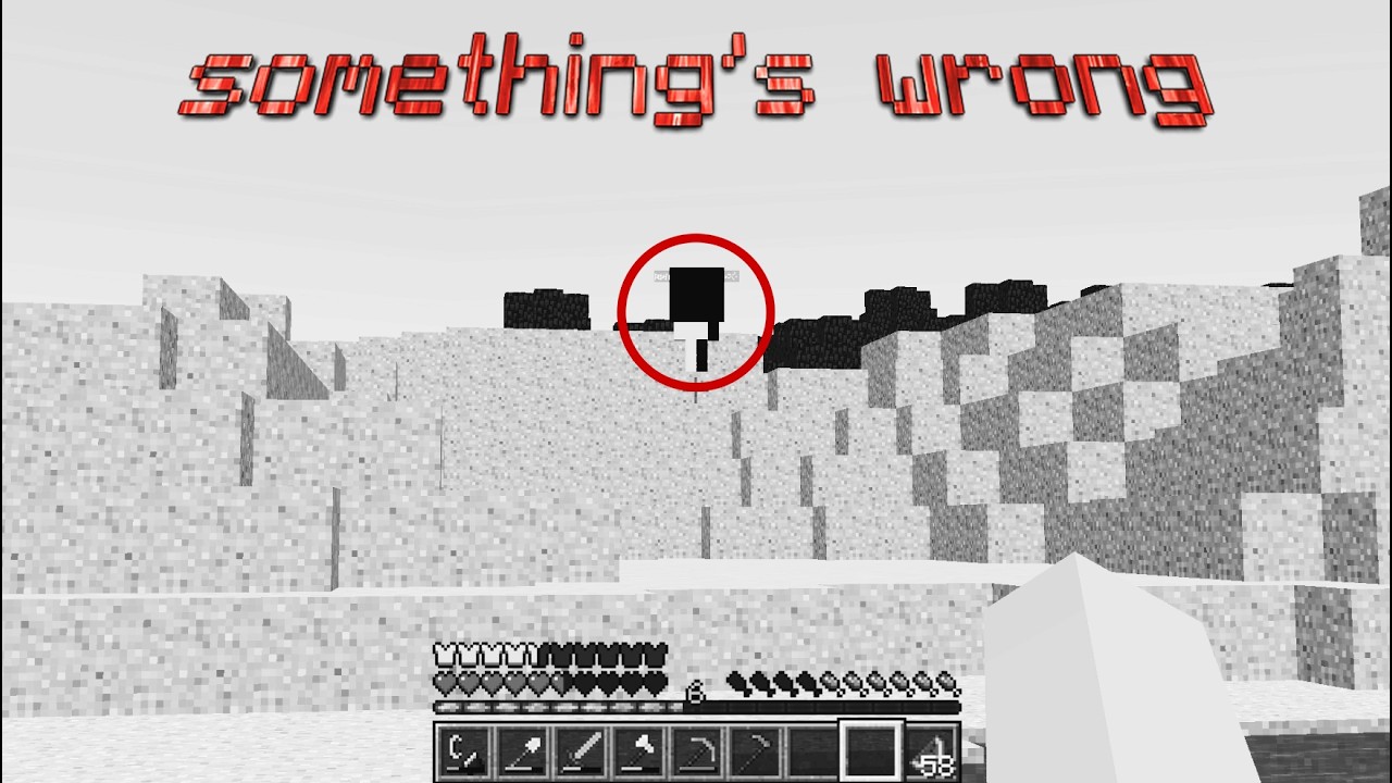 something is terribly wrong with my minecraft world: no_moon.jr - YouTube
