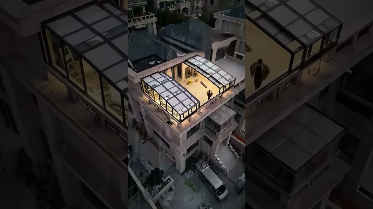 #balconydecor #glasshouse #music #architecture #design #glassfloor #house #balconydesign #glassroom