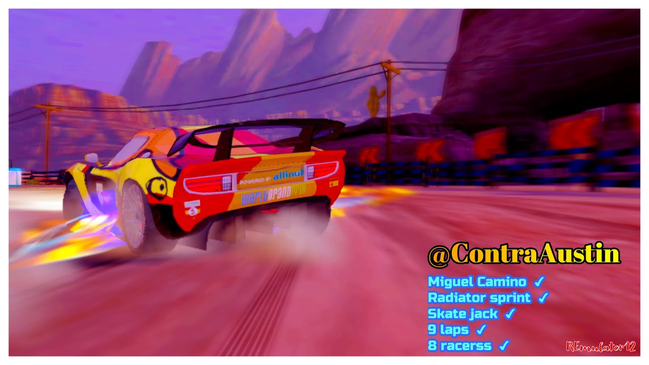 Cars 2 The Video Game | Miguel Camino - Battle Race (Skate Jack 8 ...