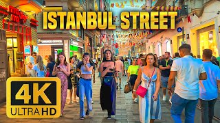 Istanbul   Turkey's Busiest city  4k HDR 60fps Walking Tour (▶76min)