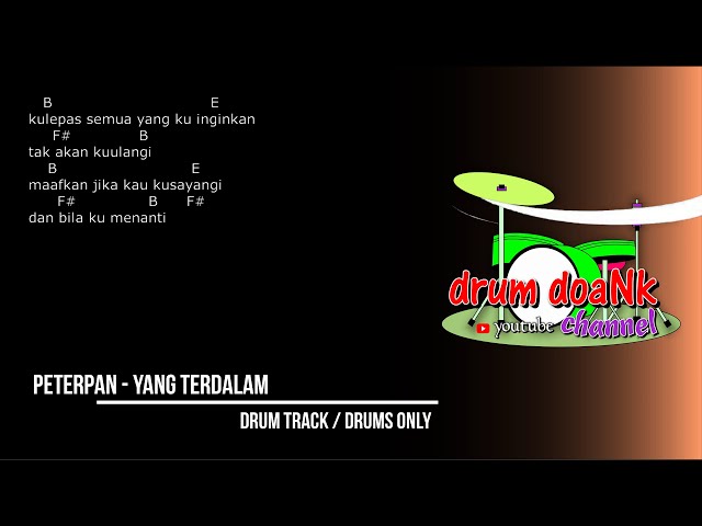 Peterpan - Yang Terdalam (drums only) [chord gitar & lirik] class=