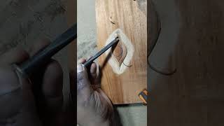 Wood carving tutorial for beginners  - Human eye carving  (part - 04) #directcarving #carving #wood
