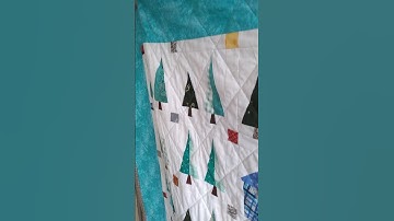 Tree Tree House Quilt Finished #shorts #quilts #quilting