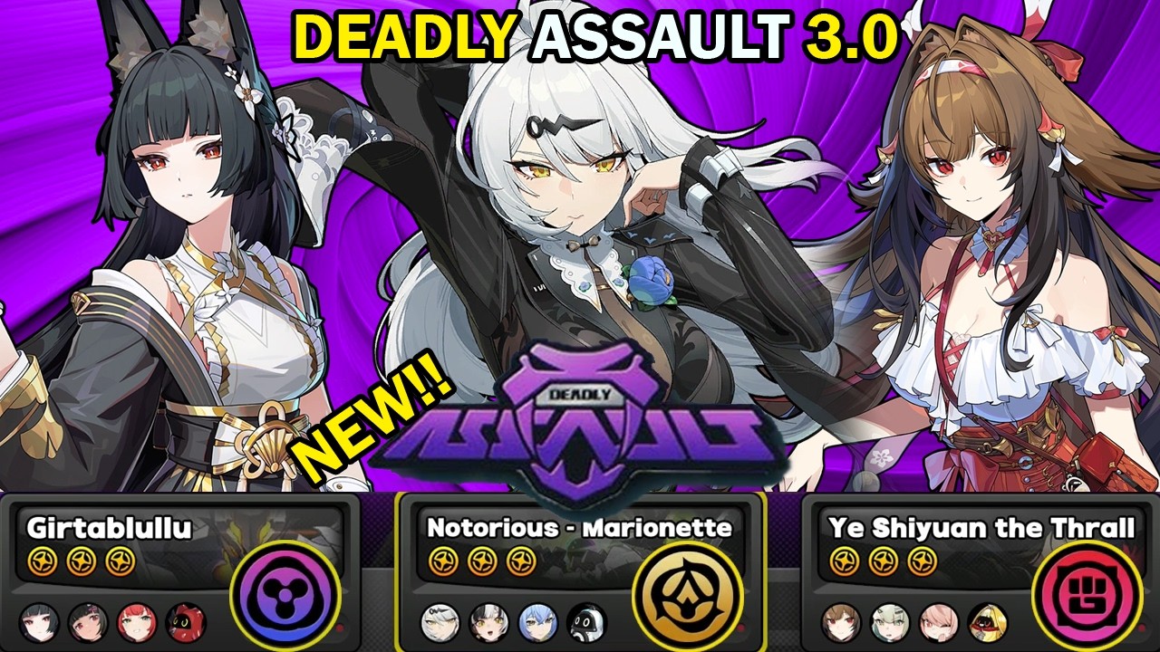 NEW Deadly Assault! | Miyabi, Yixuan & Ye Shunguang | 9 Star Clear