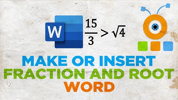 How to Make or Insert a Fraction, Root in Word for Mac | Microsoft Office for macOS