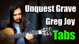 (Greg Joy) Unquest Grave на гитаре | guitar cover + tabs | fingerstyle