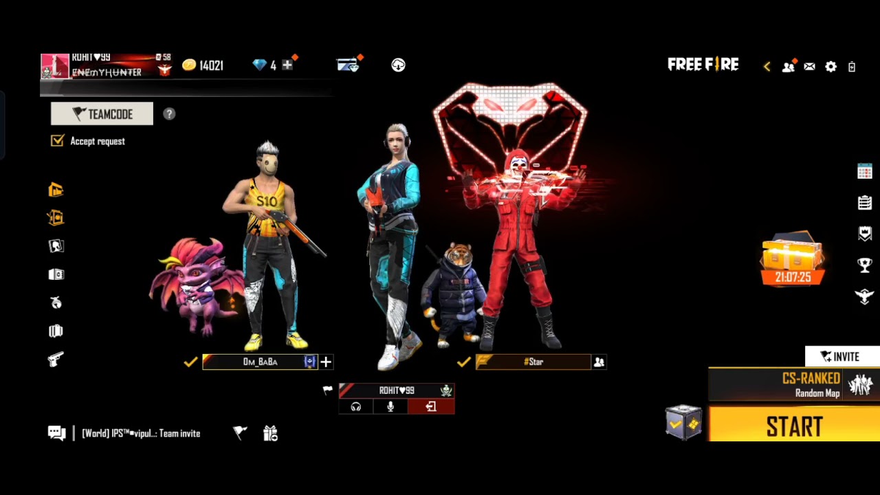 free fire remote Rad criminal YouTube