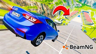 ПРЫЖКИ В ДЛИНУ! Я НАКОНЕЦ ТО ПОНЯЛ ПОЧЕМУ ПОКУПАЮТ СОЛЯРИС! BEAMNG.DRIVE