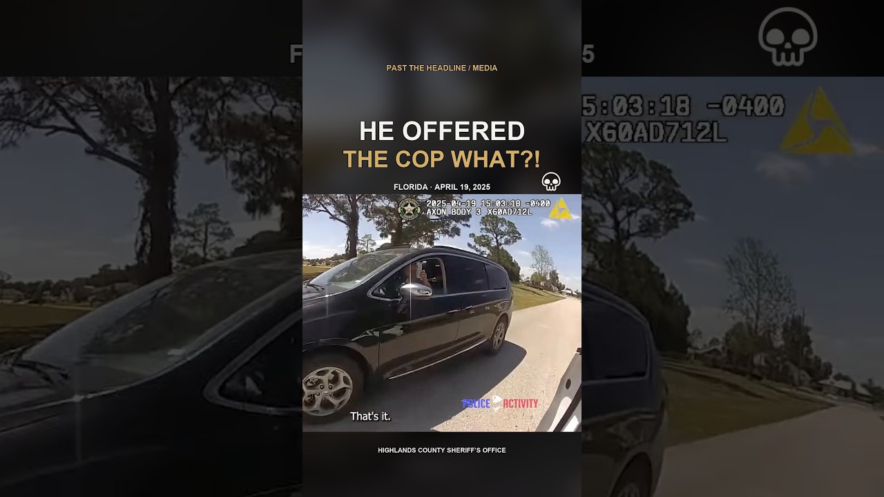 Florida Man Offers Cop a DRINK During Police Chase! 💀😂