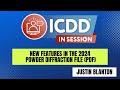New Features in the 2024 Powder Diffraction File (PDF) - An ICDD InSession Webinar by Justin Blanton