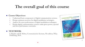 Introduction to Modern Digital Communication Systems