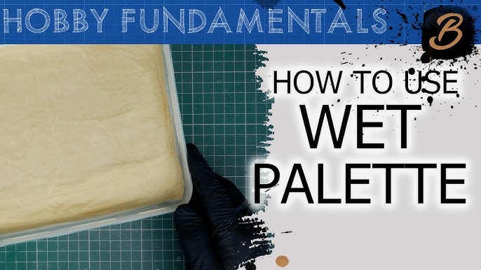 How to Make a Stay Wet Palette for Acrylics 