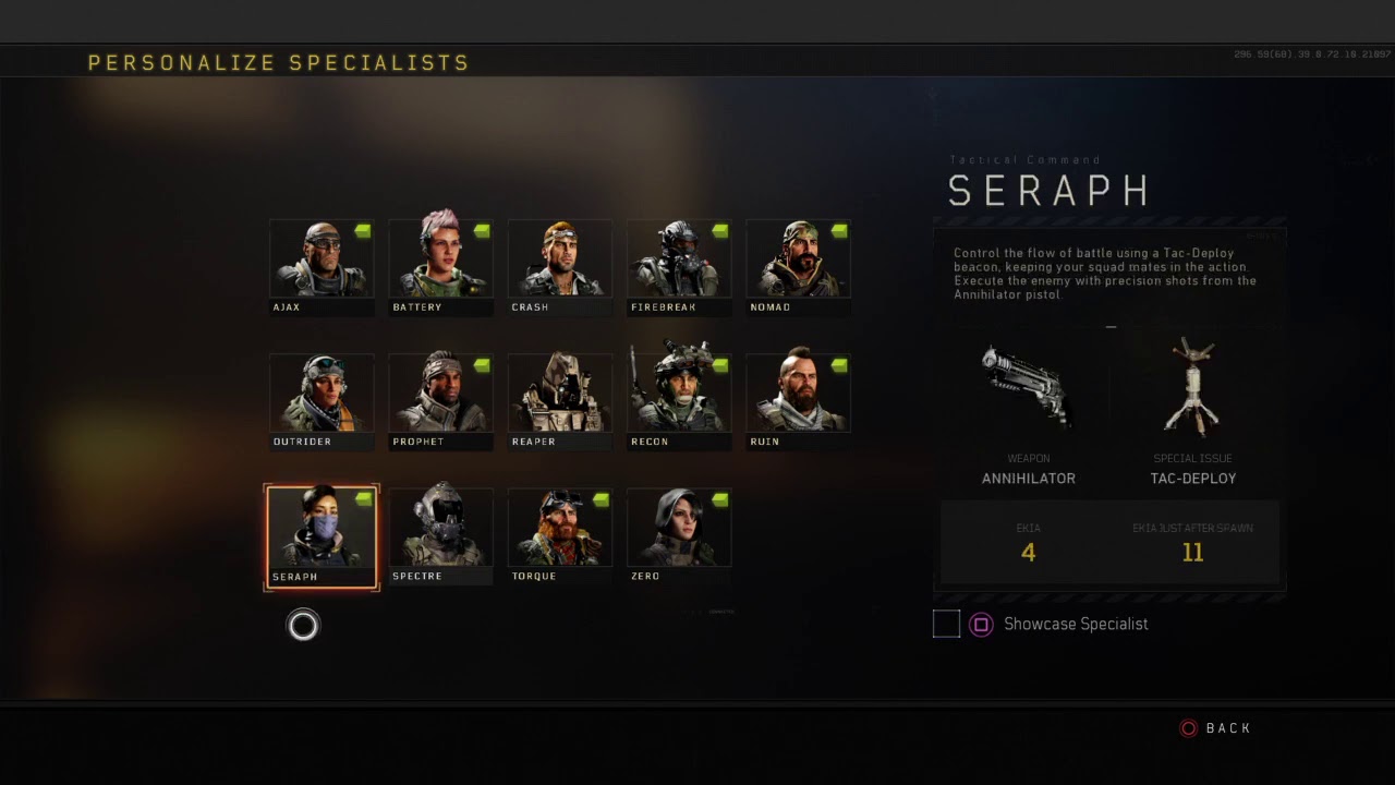 Black Ops 4 Specialist Zero